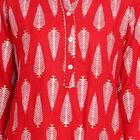 Ladies' Cotton Kurta, Red, small image number null